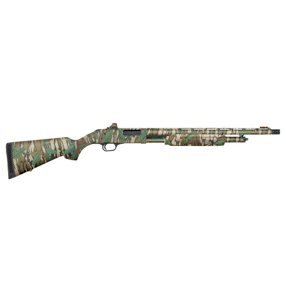 Mossberg 500 Turkey Holosun Micro Dot Combo 20ga 20&quot; Bbl 5+1 Mossy Oak Greenleaf Shotgun 54342