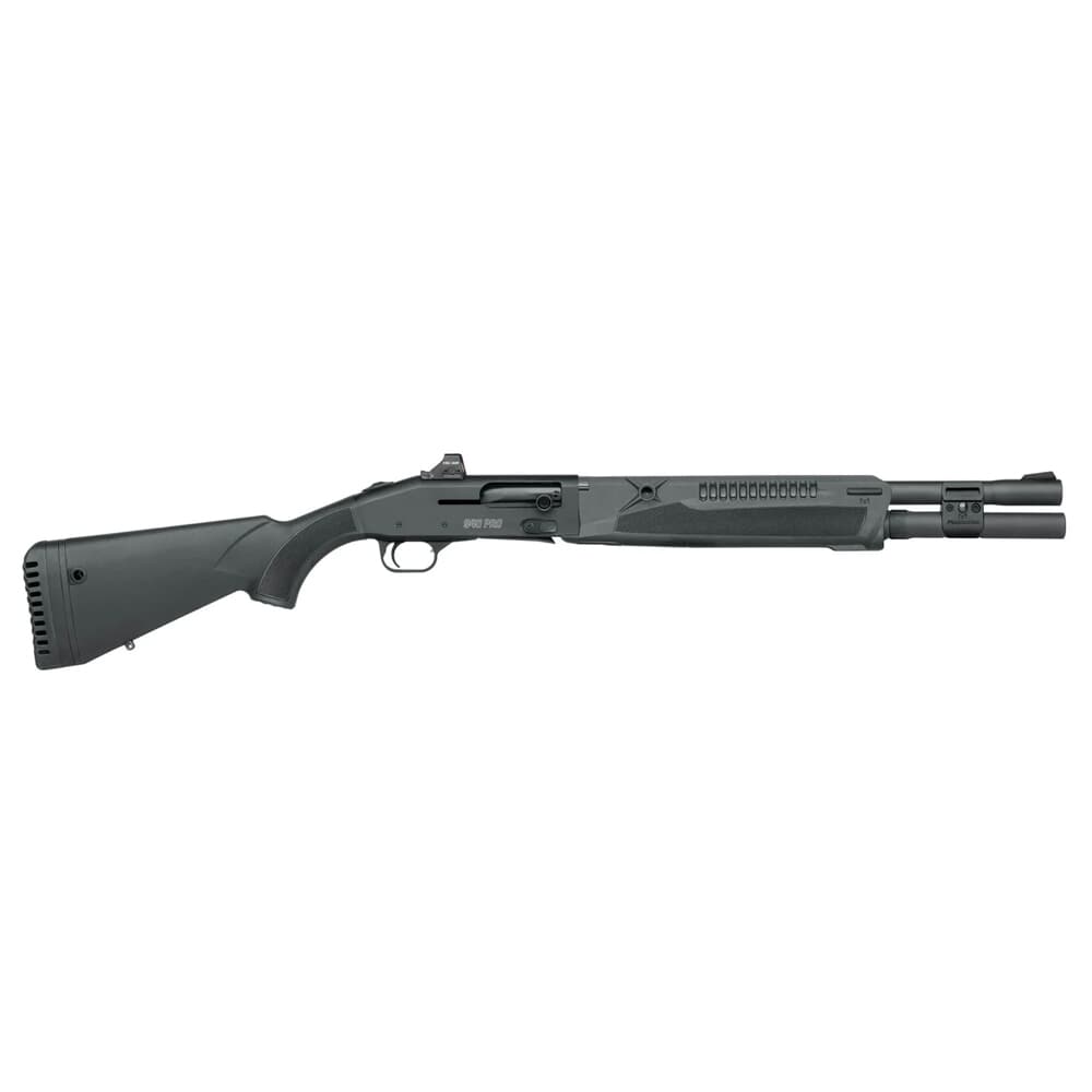 Mossberg 940 SPX 12ga 18.5&quot; Bbl Black 7+1 Shotgun w/Holosun 407K Mounted, Integral Heat Shield &amp; Front/Rear QD Attachments 85179