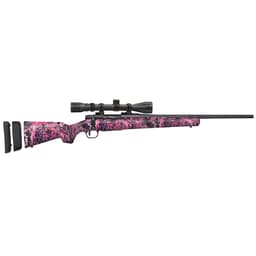 Mossberg Patriot Super Bantam 7mm-08 Rem 20" Bbl 1:9.5" 5+1 Muddy Girl Wild Combo Rifle w/3-9x40 Scope 28144