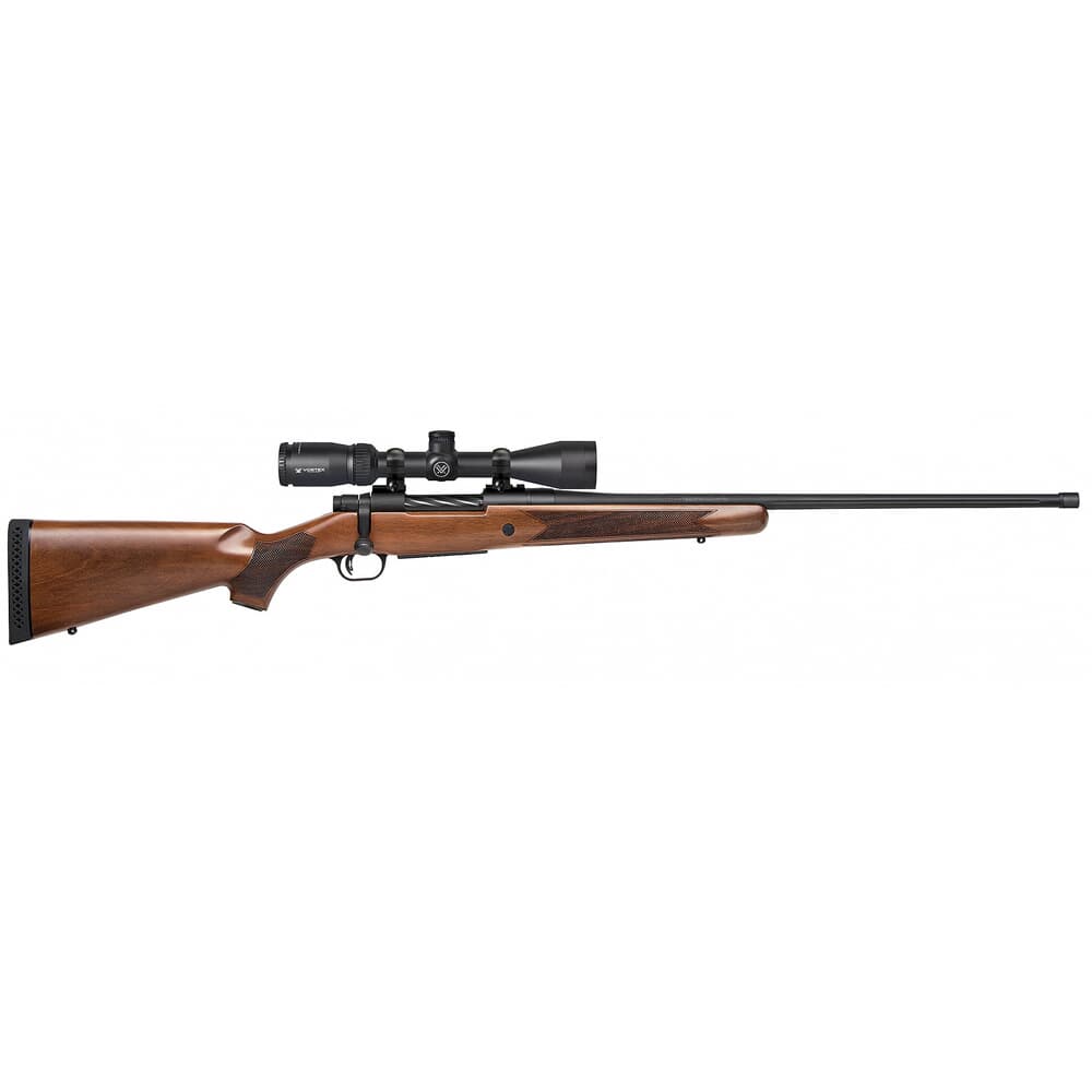 Mossberg Patriot Walnut - Vortex Scoped Combo 7mm Rem Mag 24&quot; Bbl 1:9.5&quot; 3+1 Satin Rifle w/Vortex 3-9x40 Scope 28127