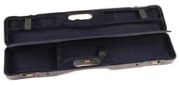 Negrini Uplander O/U or SXS Upland Shotgun Case w/ QD Padded Shoulder Strap Black/Blue Interior 16405LR/5541