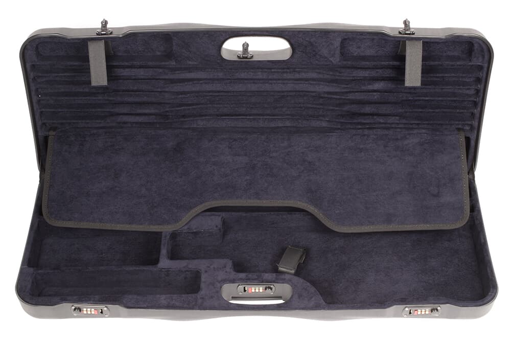 Negrini One Gun Two Barrels Med to High Rib Black with Blue Interior 1652LR-TUBE/5040