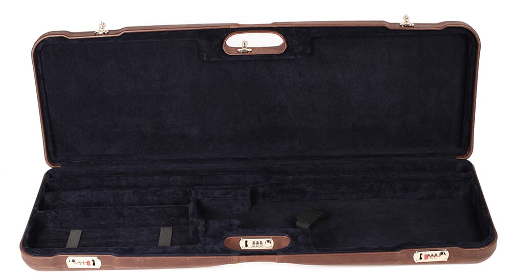 Negrini One Shotgun Two Barrels 36.5" Case Leather/Blue 1653PL/5039