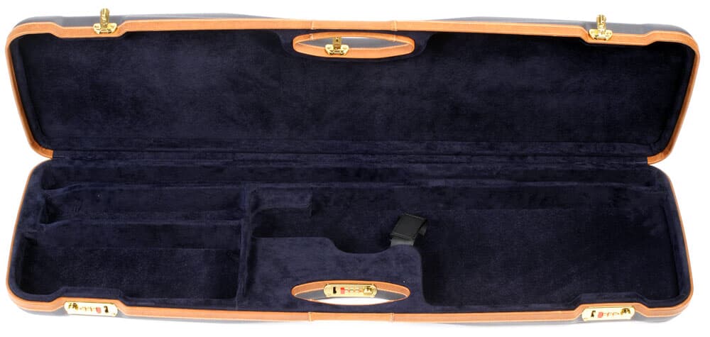 Negrini One Shotgun 33.7&quot; Sporter Case Blue/Blue/Leather 1654LX/5166