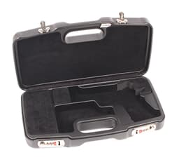 Negrini One Gun - Custom shop 1911 Handgun cases. Black with Black interior MPN 2018SR/5126