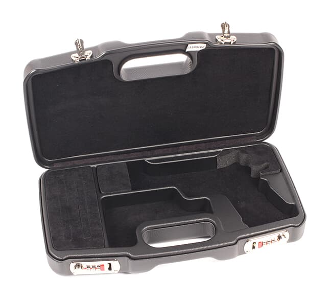 Negrini One Gun - Custom shop 1911 Handgun cases. Black with Black interior MPN 2018SR/5126