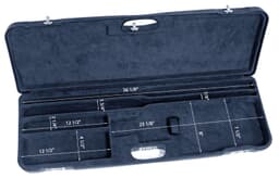 Negrini One Shotgun Two Barrels 36.5" Case Blue/Blue 1653LR/5038