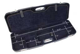 Negrini Two Gun Case Hunting Competition Guns Low to High Rib Blue Blue Interior 1622LR-2F/5135