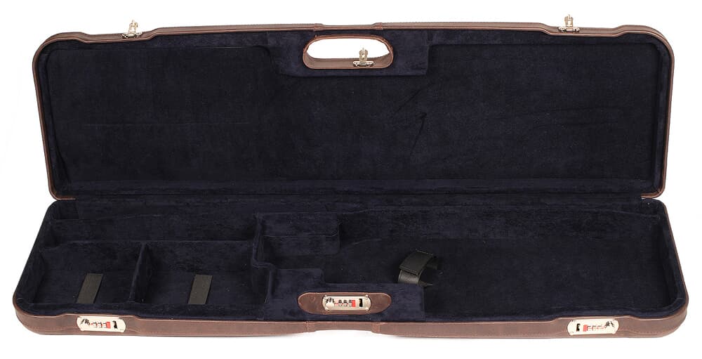Negrini One Shotgun 36&quot; Case Brown Leather/Bordeaux 1657PL