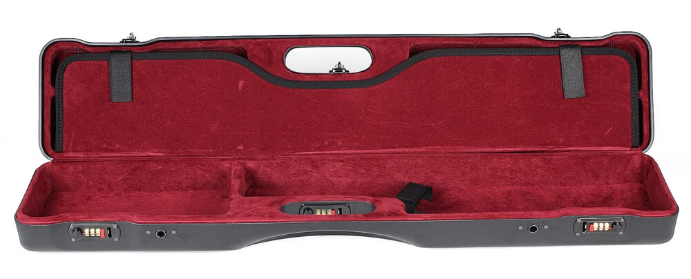 Negrini O/U Ultra Compact Sporter Black/Bordeaux Shotgun Case 16407LR/5642