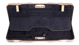Negrini One Gun Two Barrels 33.25in Med to High Rib Blue/Tobacco Leather Blue interior 1652LX-TUBE/5212