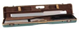 Negrini Compact Unicase Travel Green/Tan Brown Interior Case 16406LX-UNI/5591