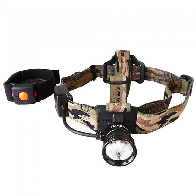 Night Eyes Red Wireless Remote Single Beam Headlamp Kit HL09-R