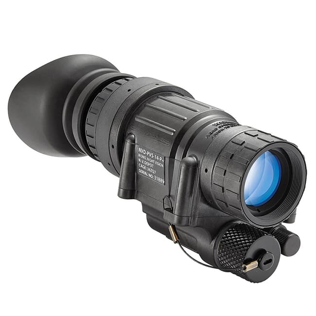 Night Vision Devices PVS-14 Night Vision Monocular Kit w/US Made Gen III P-45 (High FOM) White Phosphor Image Tube AG NVD-PVS-14-WHP