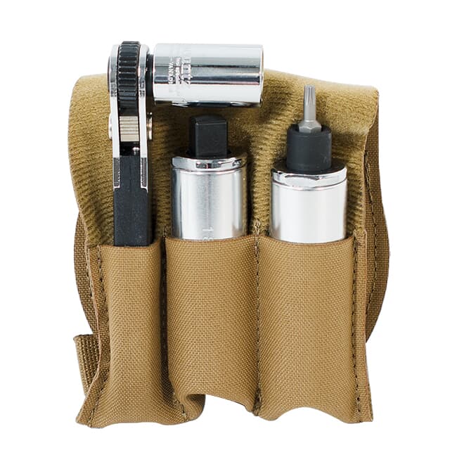 Nightforce Torque Tool Field Kit 68, Includes: Ratchet, 1/2" Socket , 68 and 25 In/LB Torque Tools , Tri-Brit Tool and Pouch A489