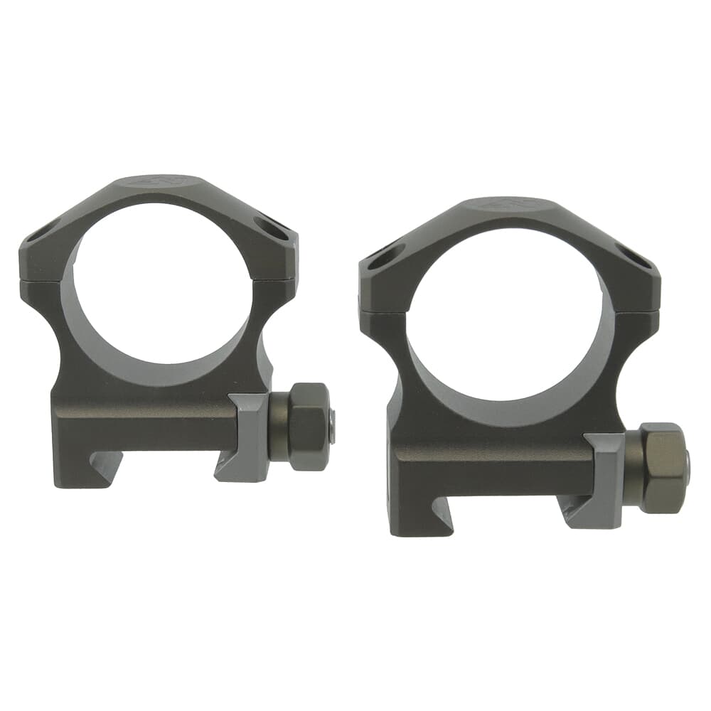 Nightforce 30mm 1.00&quot; Medium UltraLite 4 Screw Dark Earth Ring Set A677