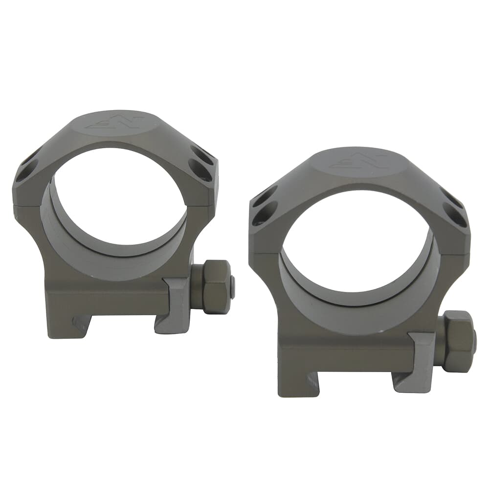 Nightforce 34mm 1.00" Medium UltraLite 6 Screw FDE Ring Set A679