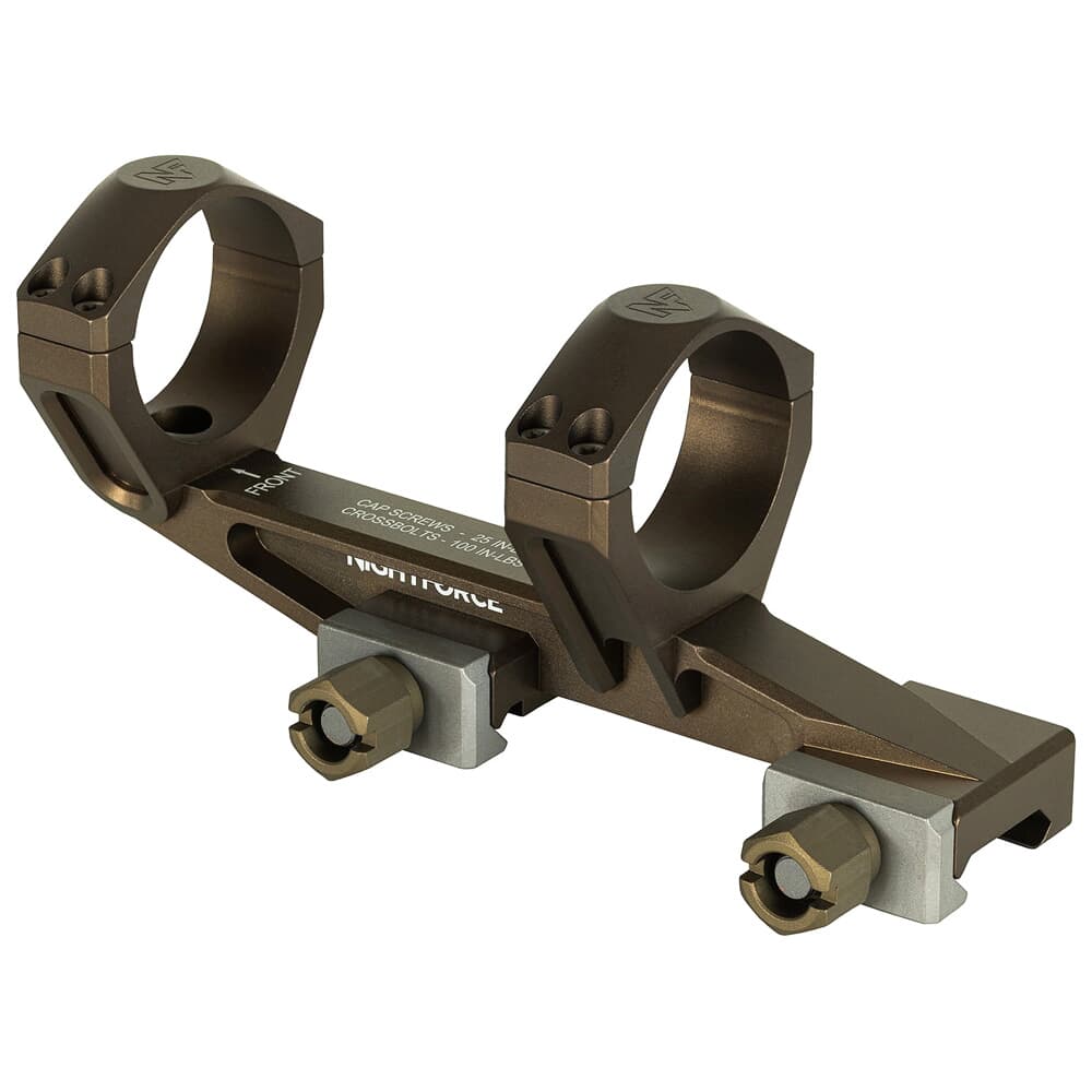 Nightforce X-Treme Duty 34mm 1.54&quot; 20 MOA Dark Earth Ultramount A683