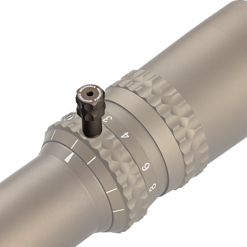 Nightforce Dark Earth Extended Power Throw Lever for ATACR, NX8, and NXS 2.5-10×42 Scopes A701