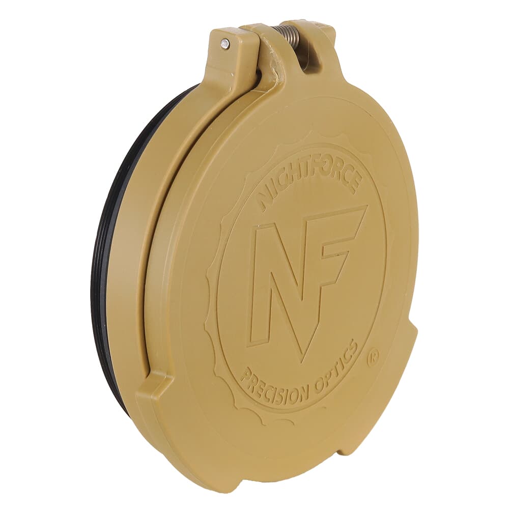 Nightforce Dark Earth Objective Flip-Up Lens Cap 56mm ATACR, BEAST, NXS, SHV A723