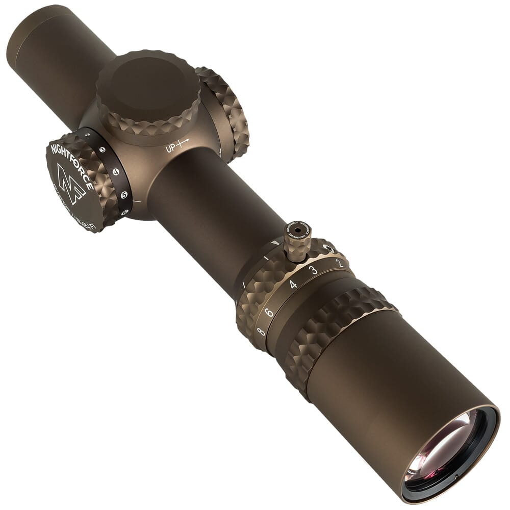 Nightforce ATACR 1-8X24mm F1 .1 MRAD NVD PTL FC-DMX Dark Earth FDE Riflescope C672