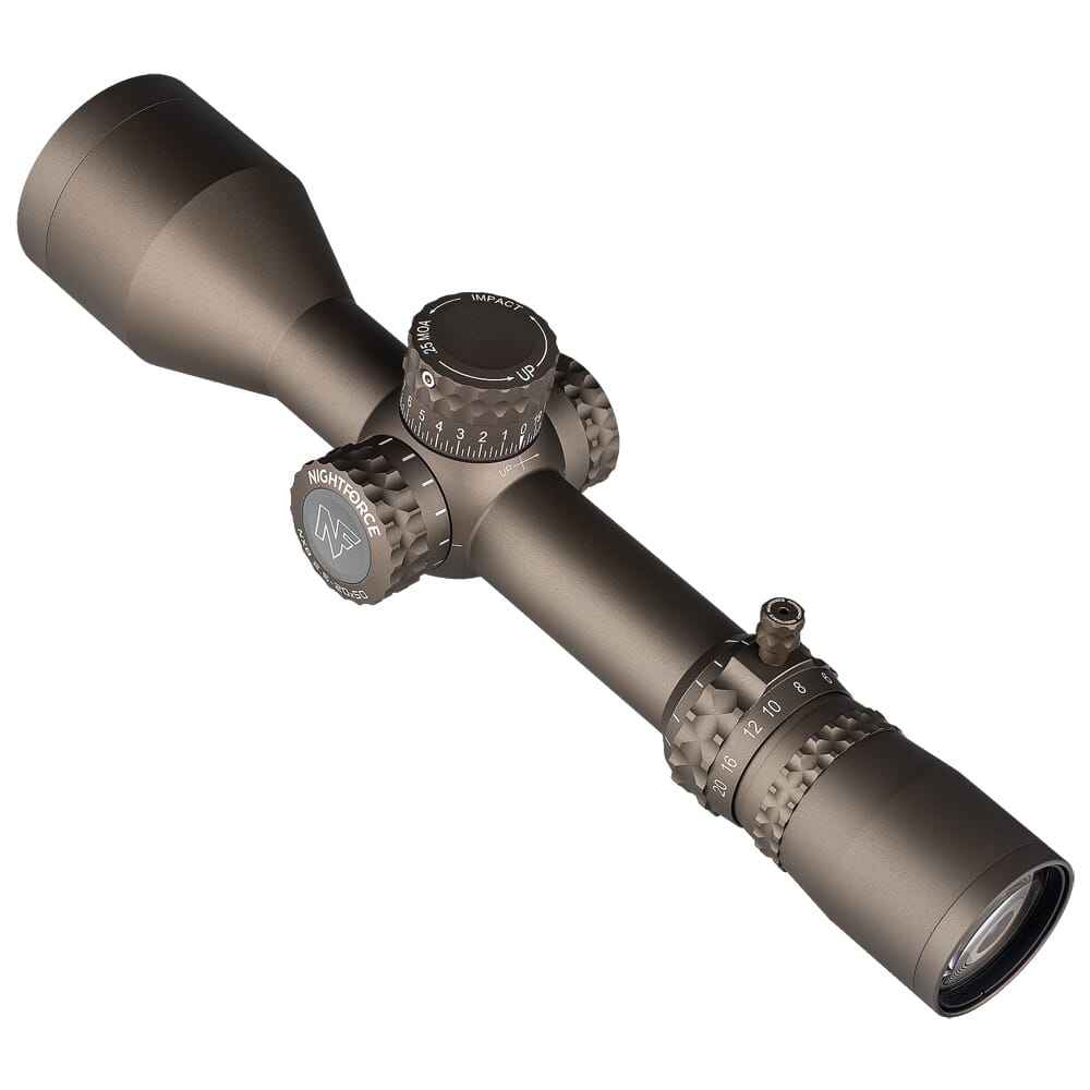 Nightforce NX8 2.5-20x50 F2 .250 MOA MOAR-CF2 Dark Earth Riflescope C686