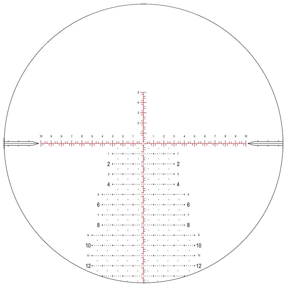 Nightforce SHV 4-14x50mm ZeroSet .1 MRAD Center-Only Illum Mil-XT C694 ...