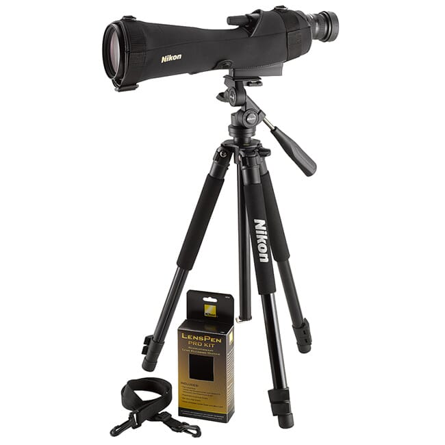 Nikon PROSTAFF 5 20-60x82 Straight Spotting Scope Kit 6982