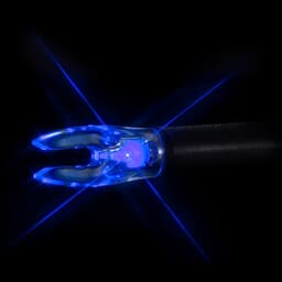 Nockturnal FIT Universal Blue Lighted Nock 3pk NT-314