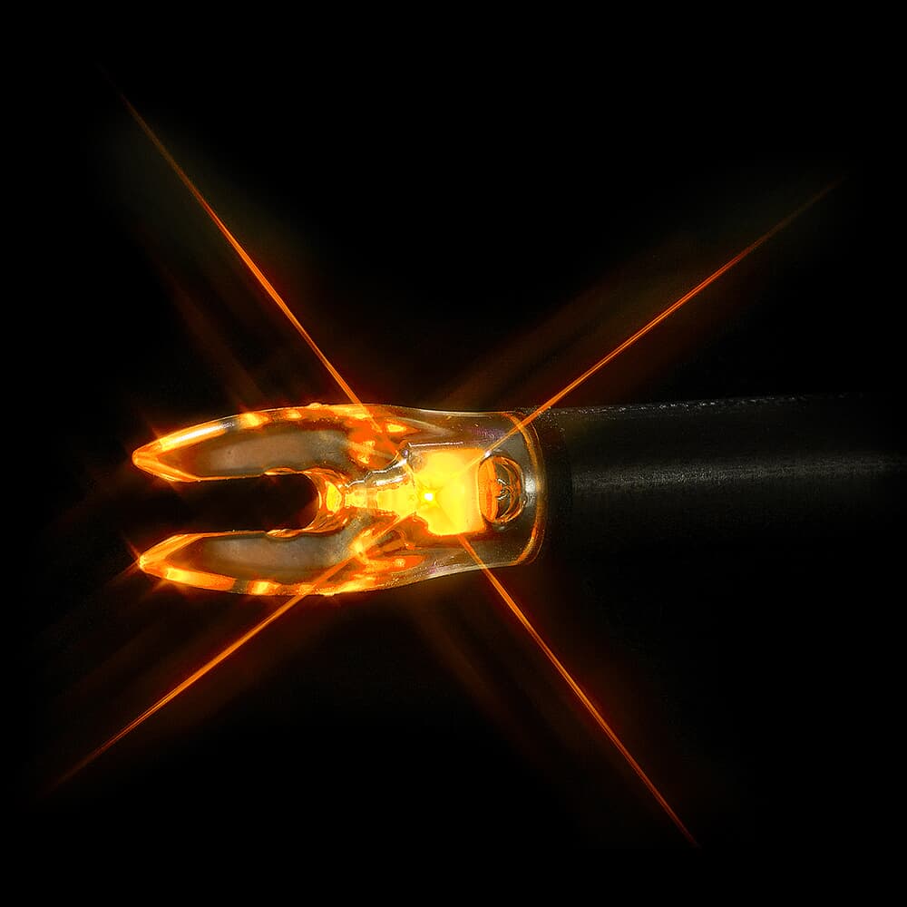 Nockturnal FIT Universal Orange Lighted Nock 3pk  NT-315