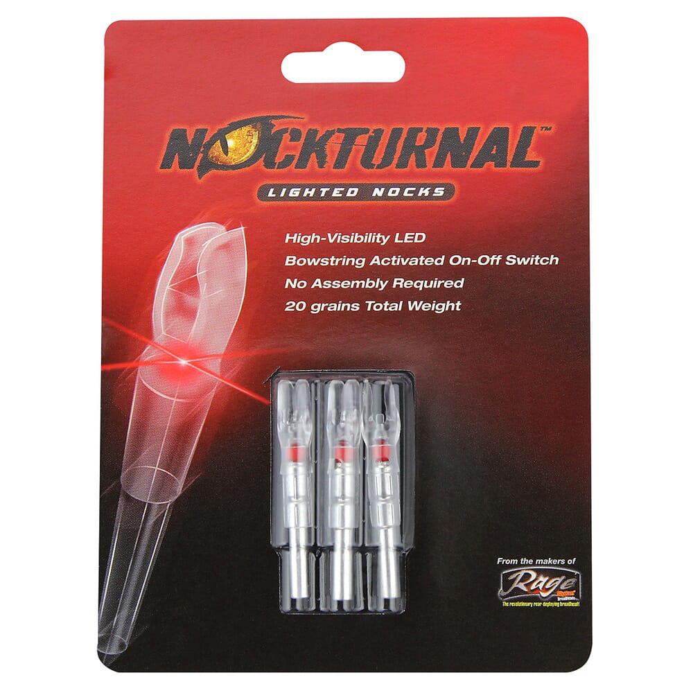 Nockturnal G Red Nock 3pk NT-602