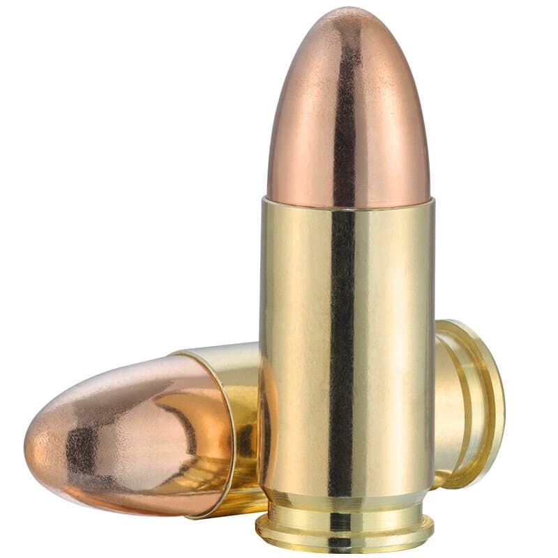 Norma Range & Training FMJ 9mm Luger 115gr Pistol Ammo (50/box) 620240050