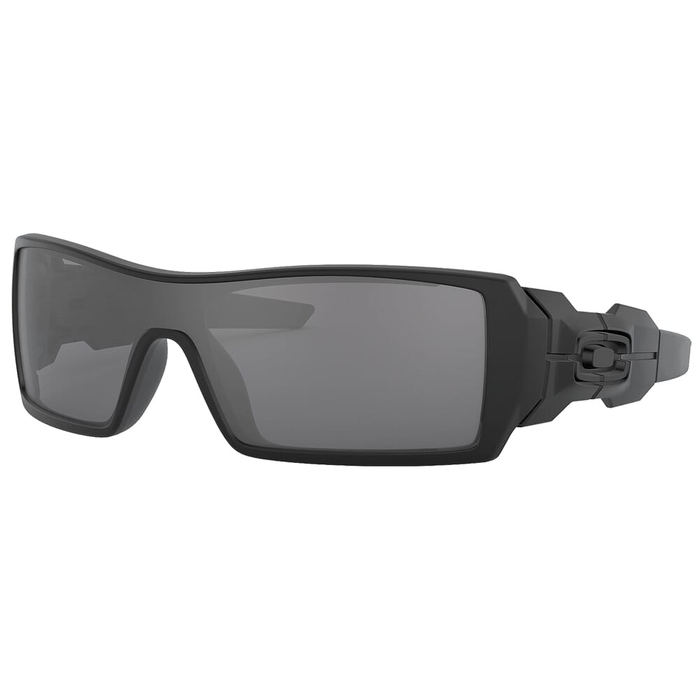 Oakley Oil Rig Matte Black Wblack Iridium Lenses 03 464 For Sale 