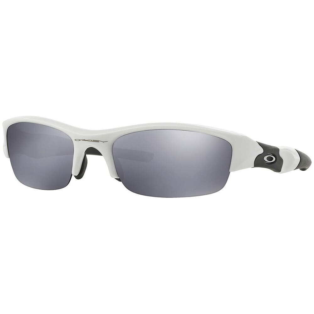 Oakley Flak Jckt Polished White w/Black Iridium Lenses 03-882