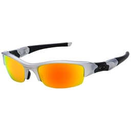 Oakley Flak Jacket Silver w/Fire Lenses 03-884
