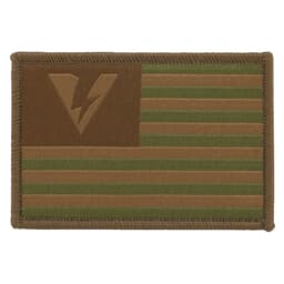 Oakley SI Patch Logo Flag Green/Brown 101-668-022