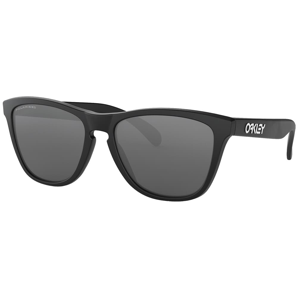 Oakley Frogskins Matte Black w/Black Iridium Polarized Lenses 24-297