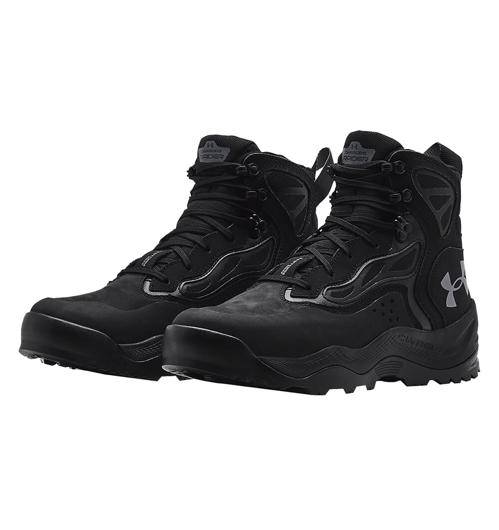 Under Armour Charged Raider Mid Waterproof Boots Black/Pitch Grey Size 9 3024265-001020