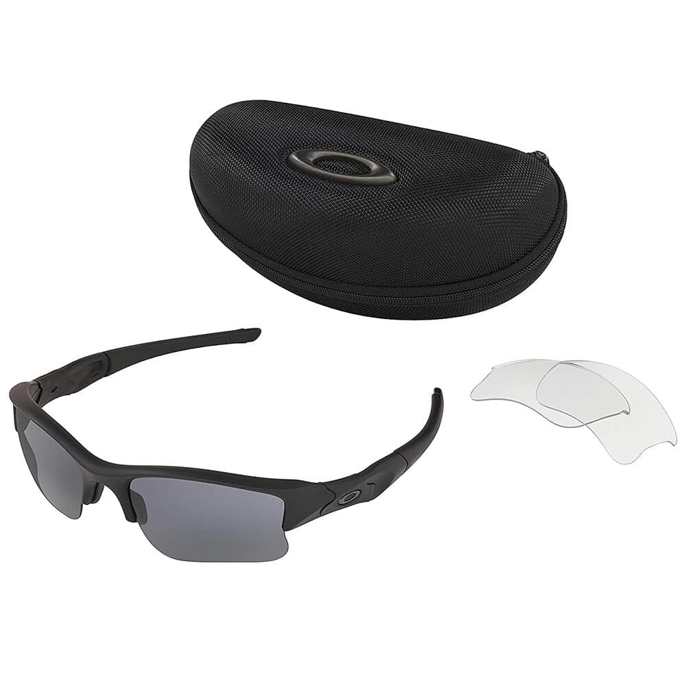 Oakley SI Flak Jacket XLJ Arry Clear w/Grey Lenses 53-065