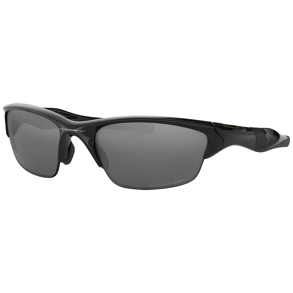 Oakley Half Jacket 20 Polished Black w/Black Iridium Polarized Lenses OO9144-04