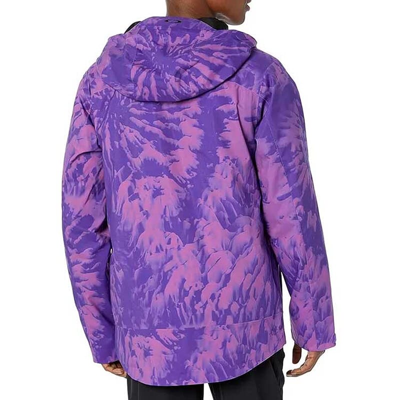 Oakley TC Earth Purple Mountain Tie-Dye Print Shell Jacket XXL