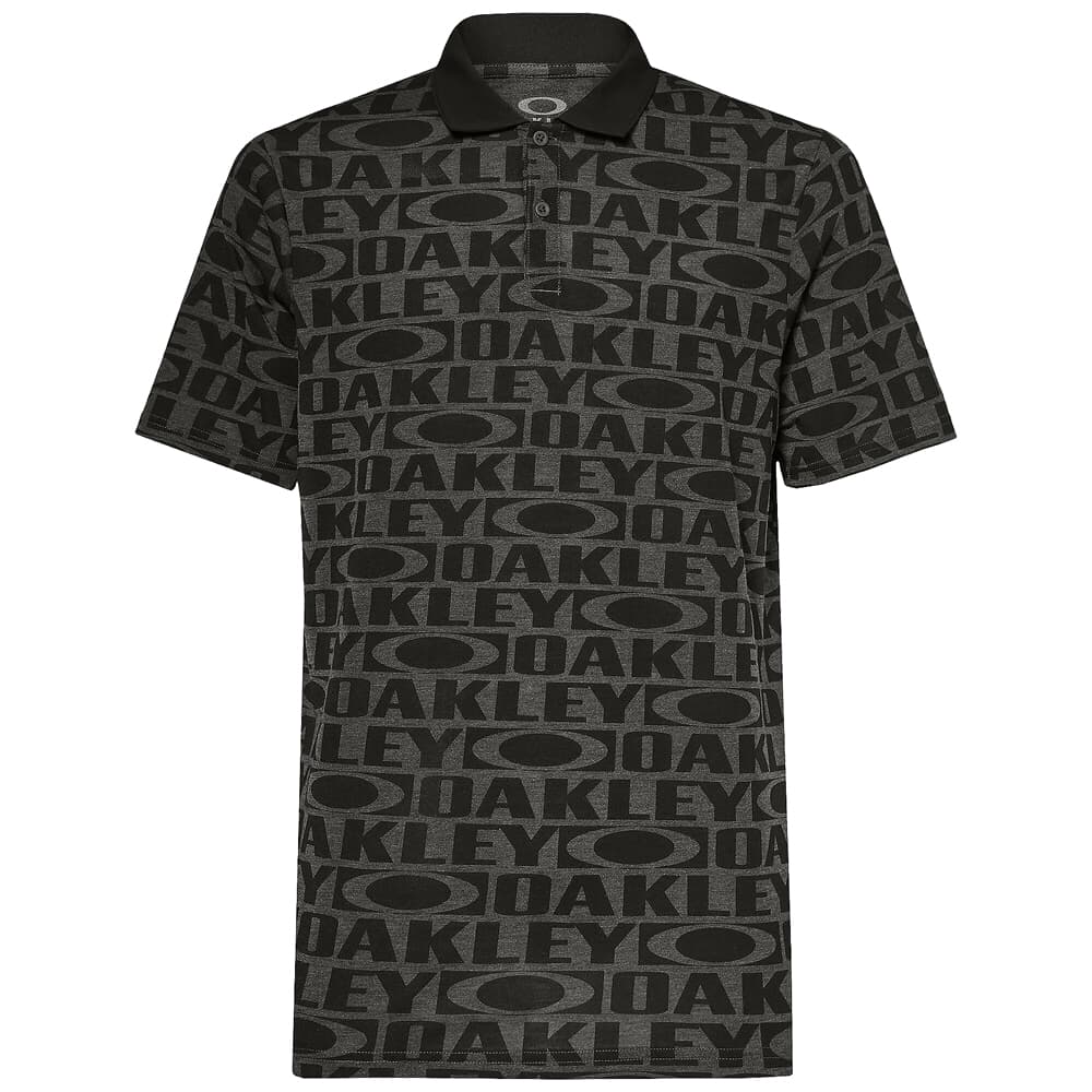 Oakley Stacked Jacquard RC Blackout Polo Shirt Large FOA403760-02E-L
