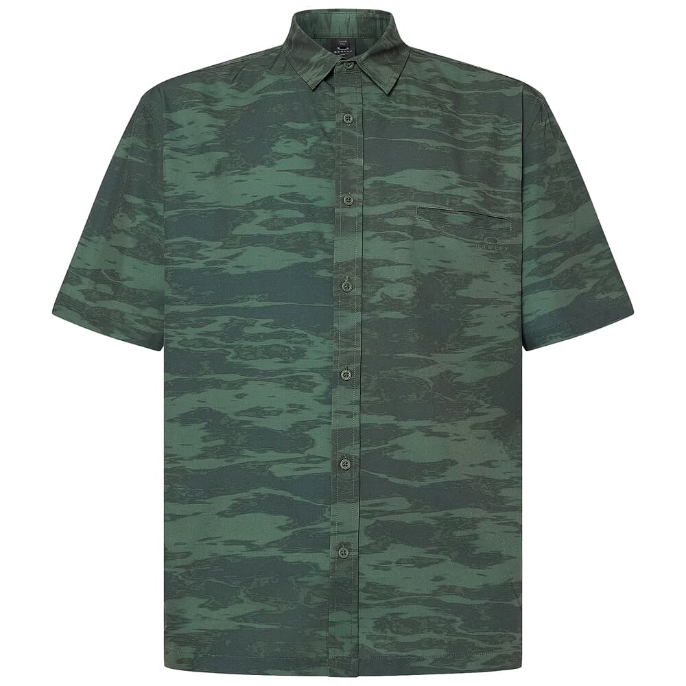 Oakley All Day RC Brush Tiger Camo Green Shirt Medium FOA404352-9RK-M