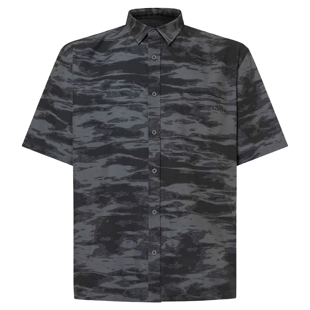 Oakley All Day RC Brush Tiger Camo Gray Shirt Large FOA404352-9RL-L