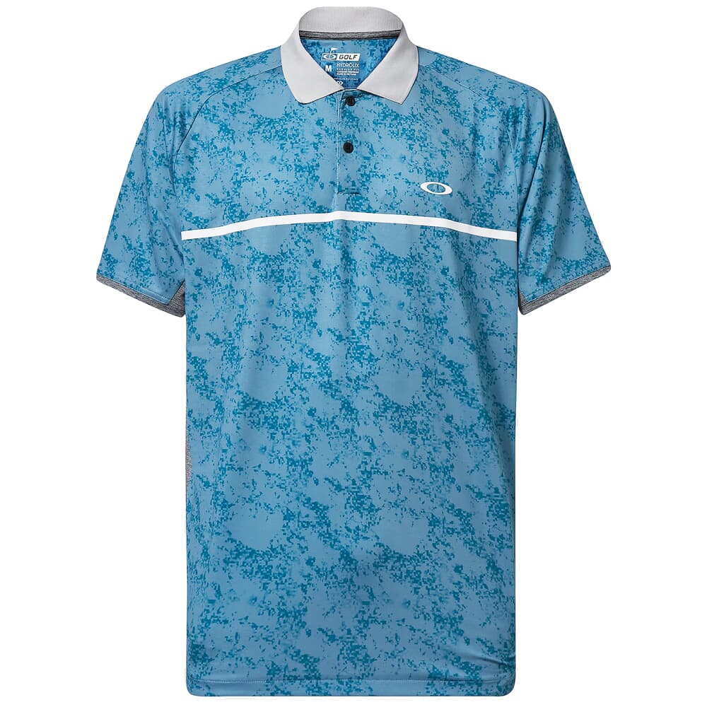 Oakley Sand Camo Aurora Blue Raglan Shirt Medium FOA404355-67M-M