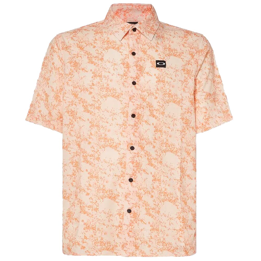 Oakley Sand Print Pastel Orange Shirt XL FOA404360-7BY-XL