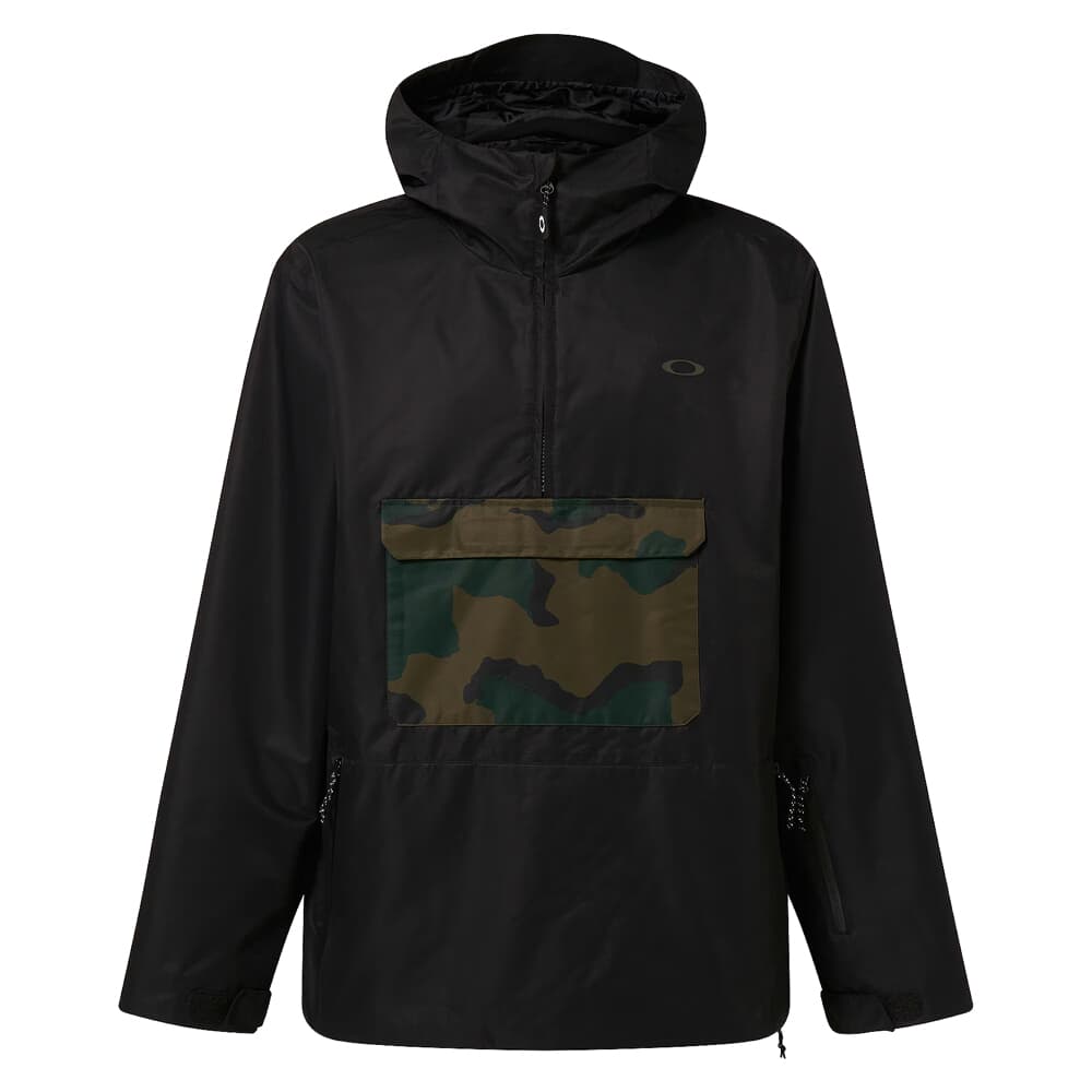 Oakley Divisional RC Shell Blackout Anorak Jacket XL FOA404737-02E-XL