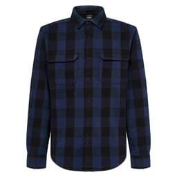 Oakley Terraformic Black/Blue Check SS Button-Down Shirt XXL FOA404785-9F1-XXL