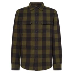 Oakley Terraformic Black/Green Check SS Button-Down Shirt Small FOA404785-9F2-S