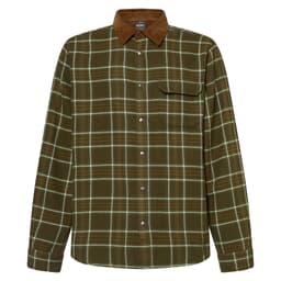 Oakley Bear Cozy 2.0 New Dark Brush Check Flannel Shirt Medium FOA404839-9B4-M